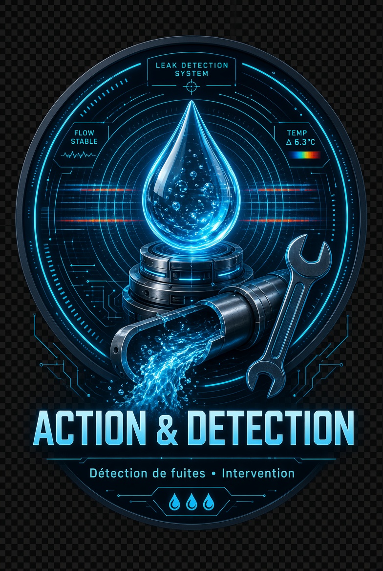 Action & Détection — logo